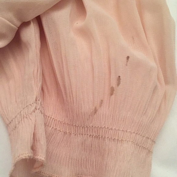 pink sheer blouse - Picture 2 of 2